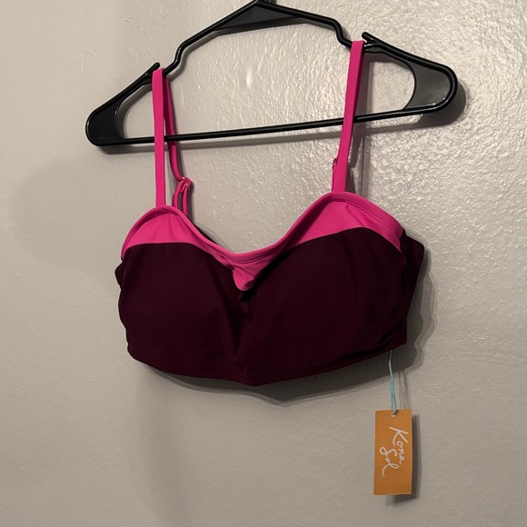 Women's Pink and Purple Bralette bathing suit - Picture 1 of 2
